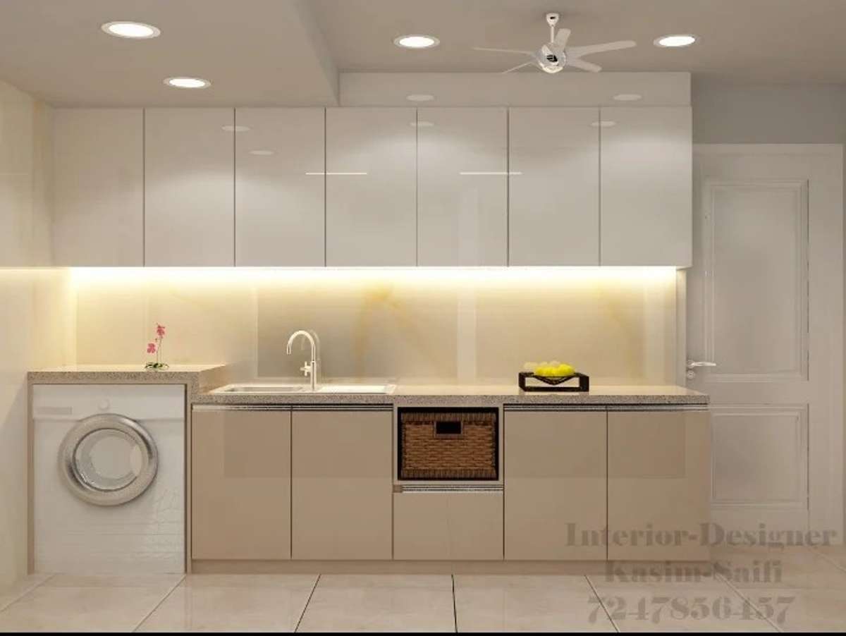 Kitchen, Lighting, Storage, Window Designs by Interior Designer Decent Interiors, Gautam Buddh Nagar | Kolo