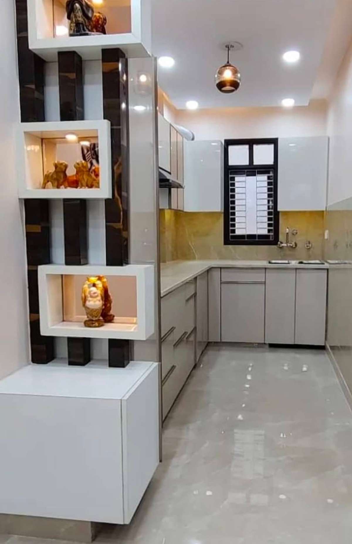 Kitchen, Lighting, Storage Designs by Interior Designer president dusu, Ghaziabad | Kolo