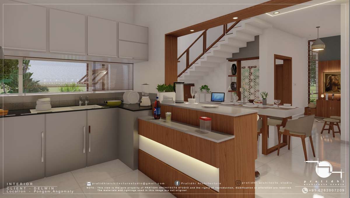 Dining, Furniture, Table, Kitchen, Storage Designs by Architect ANOOP JAISON, Thrissur | Kolo