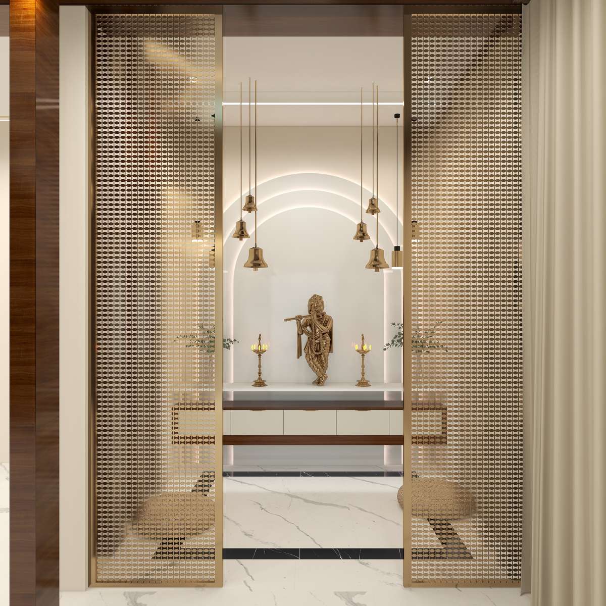 Prayer Room, Home Decor, Storage Designs by Interior Designer muhammed anas ka, Thrissur | Kolo