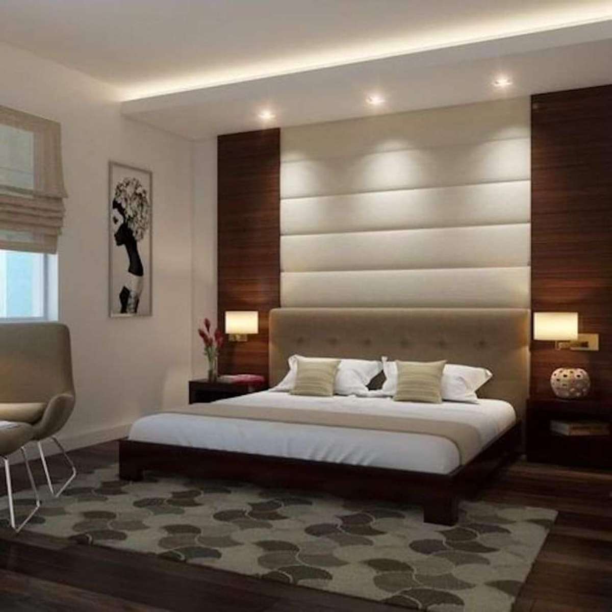 Ceiling, Furniture, Bedroom, Lighting, Storage Designs by Carpenter up bala carpenter, Kannur | Kolo