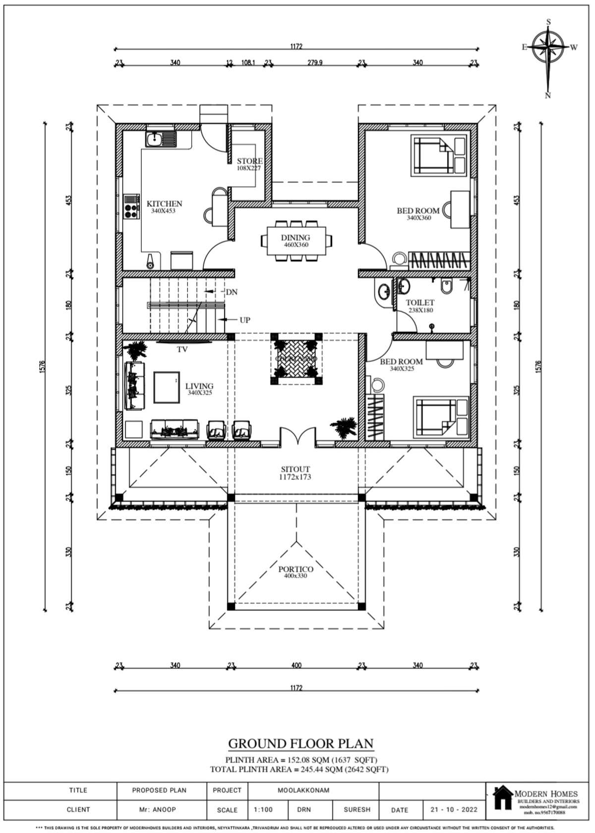 Designs by Civil Engineer Suresh TS, Thiruvananthapuram | Kolo