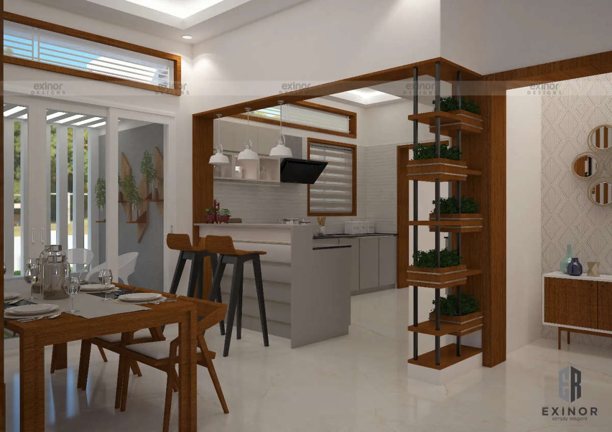 Kitchen, Storage, Furniture Designs by Civil Engineer EXINOR DESIGNS, Thiruvananthapuram | Kolo