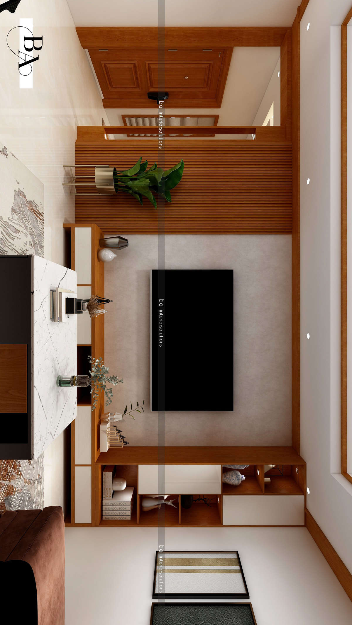 Living, Storage Designs by Interior Designer Ibrahim Badusha, Thrissur | Kolo