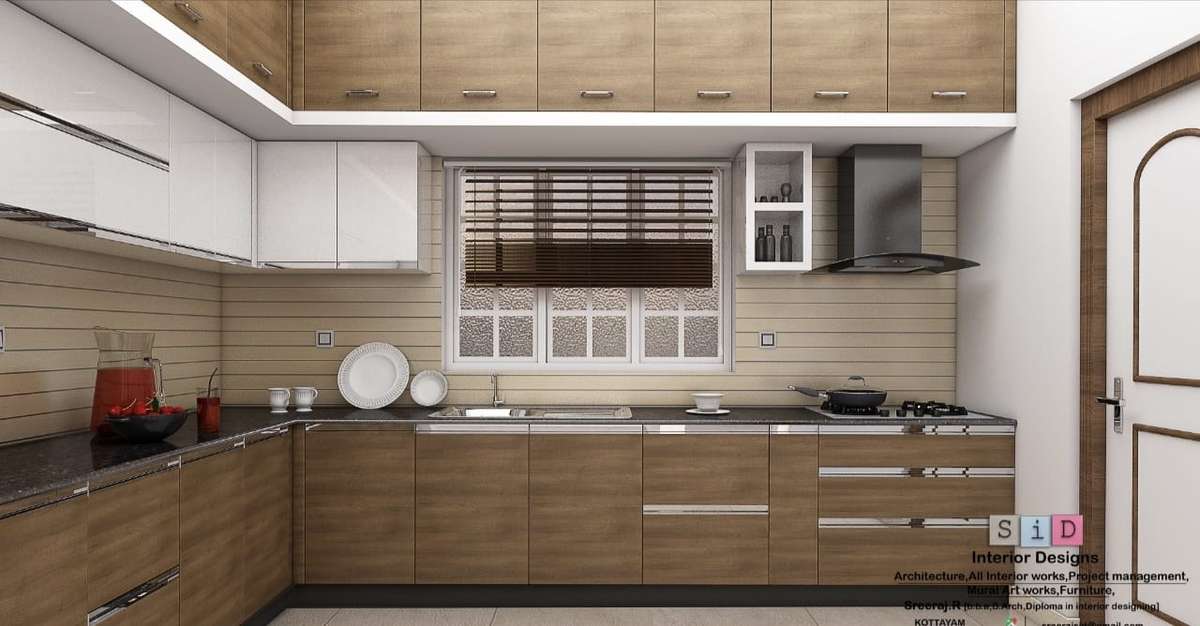 Kitchen, Storage Designs by Interior Designer Ashok kumar, Kottayam | Kolo
