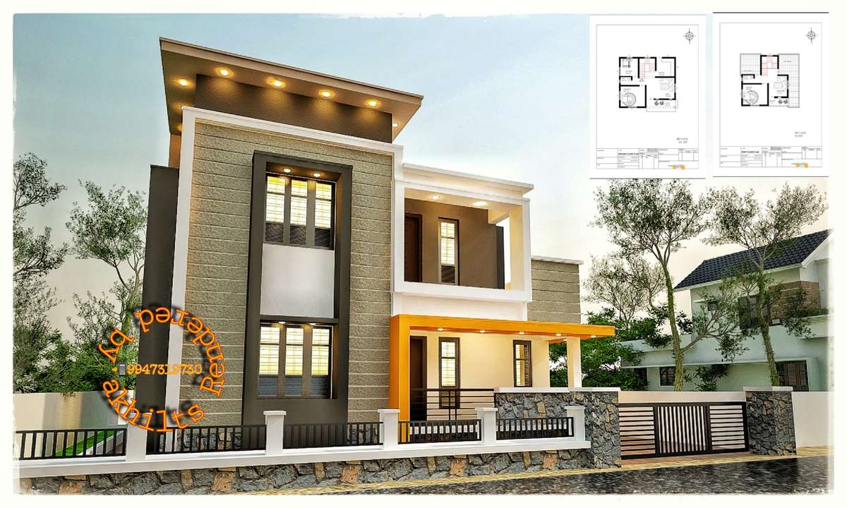 Exterior, Lighting Designs by Contractor akhil T S, Alappuzha | Kolo
