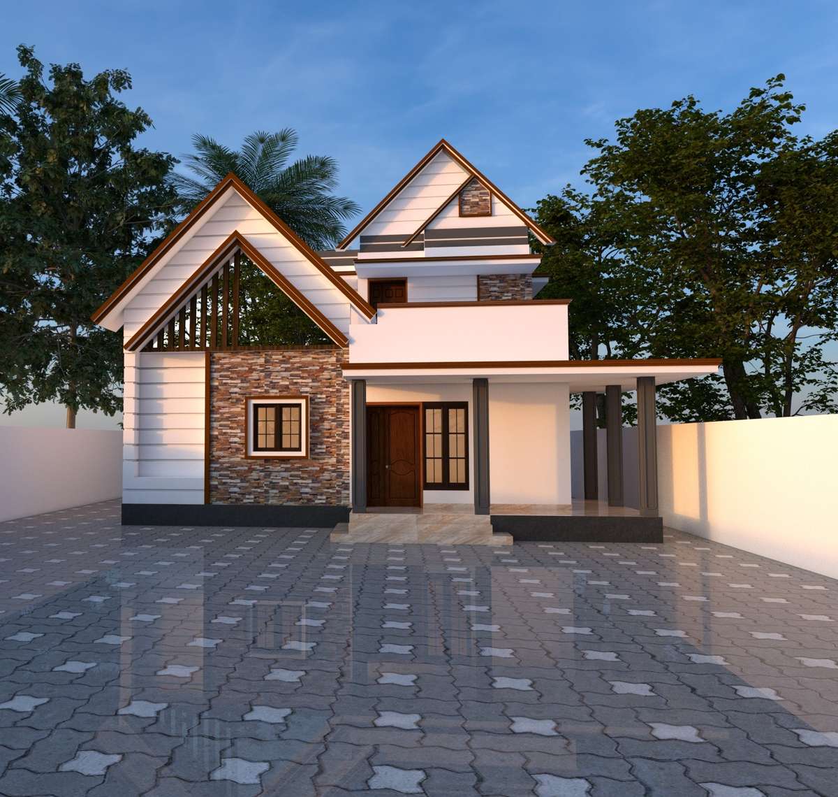 Designs by Civil Engineer Melvin Joseph, Thrissur | Kolo