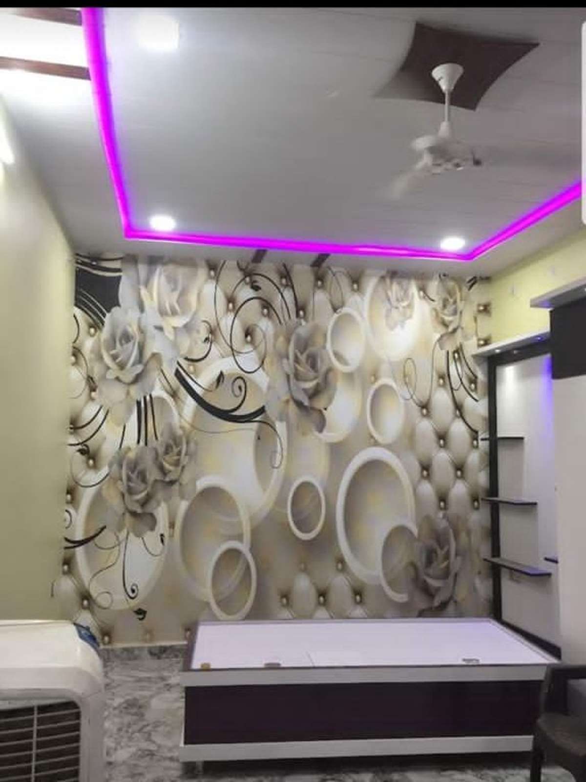 Ceiling, Lighting, Wall Designs by Contractor Moorat singh, Gautam Buddh Nagar | Kolo