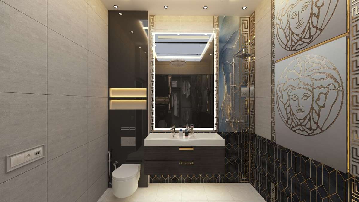 Bathroom, Lighting Designs by Interior Designer Kavita Singh, Ghaziabad | Kolo