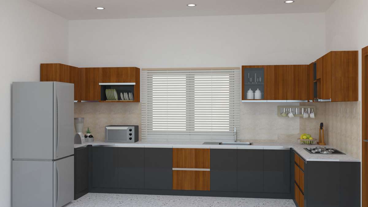 Kitchen, Storage Designs by 3D & CAD Craft Designers, Kasaragod | Kolo