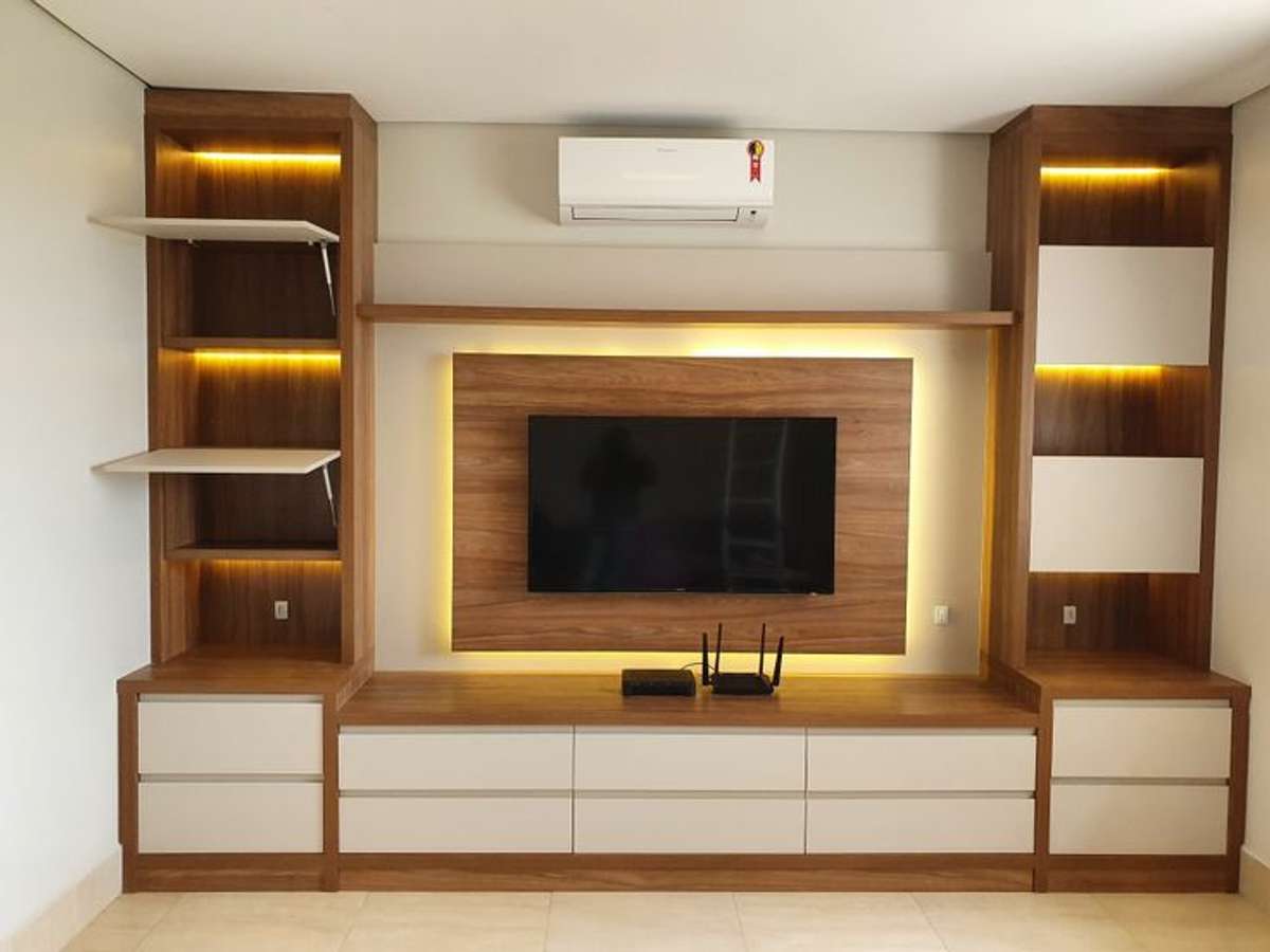 Living, Lighting, Storage Designs by Carpenter 7994049330 Rana interior Kerala, Malappuram | Kolo