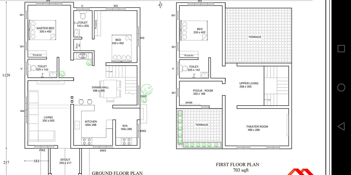 Designs by 3D & CAD Dream Design Hub Hanan, Ernakulam | Kolo