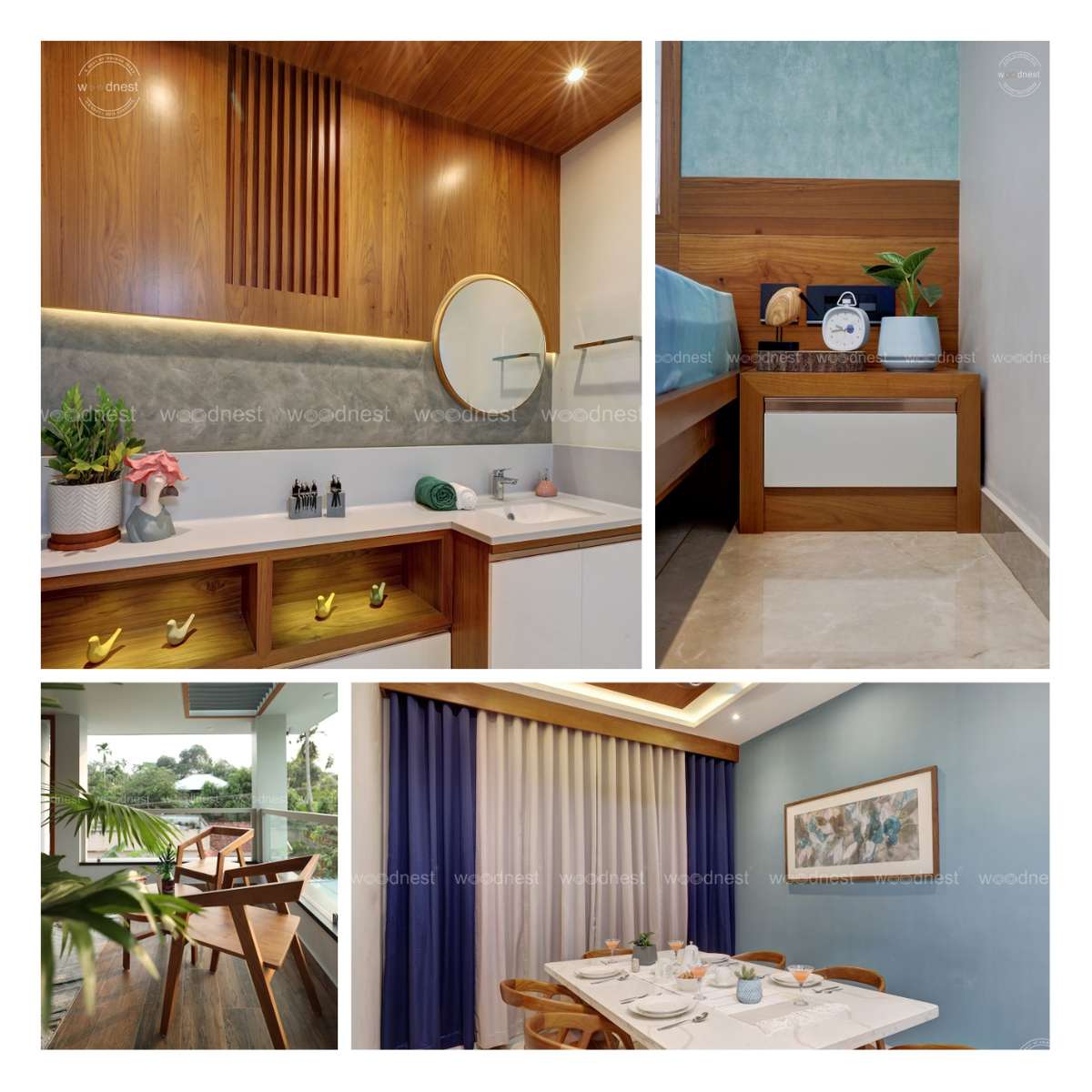 Exterior, Lighting Designs by Interior Designer Woodnest Developers, Thrissur | Kolo