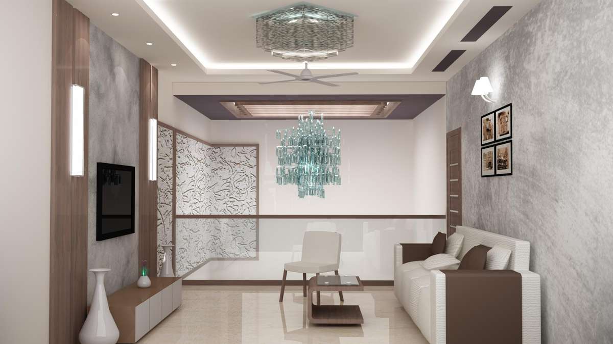 Ceiling, Furniture, Living, Lighting, Storage Designs by Interior Designer azed interiors, Kasaragod | Kolo