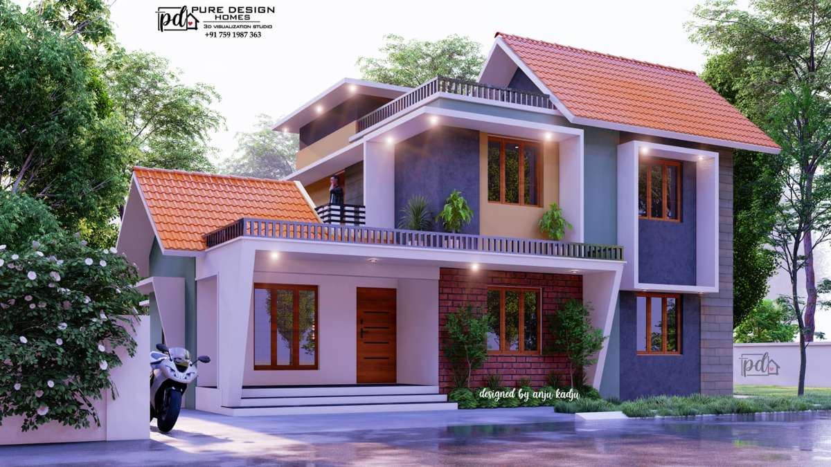 Exterior, Lighting Designs by 3D & CAD Anju Kadju, Thiruvananthapuram | Kolo