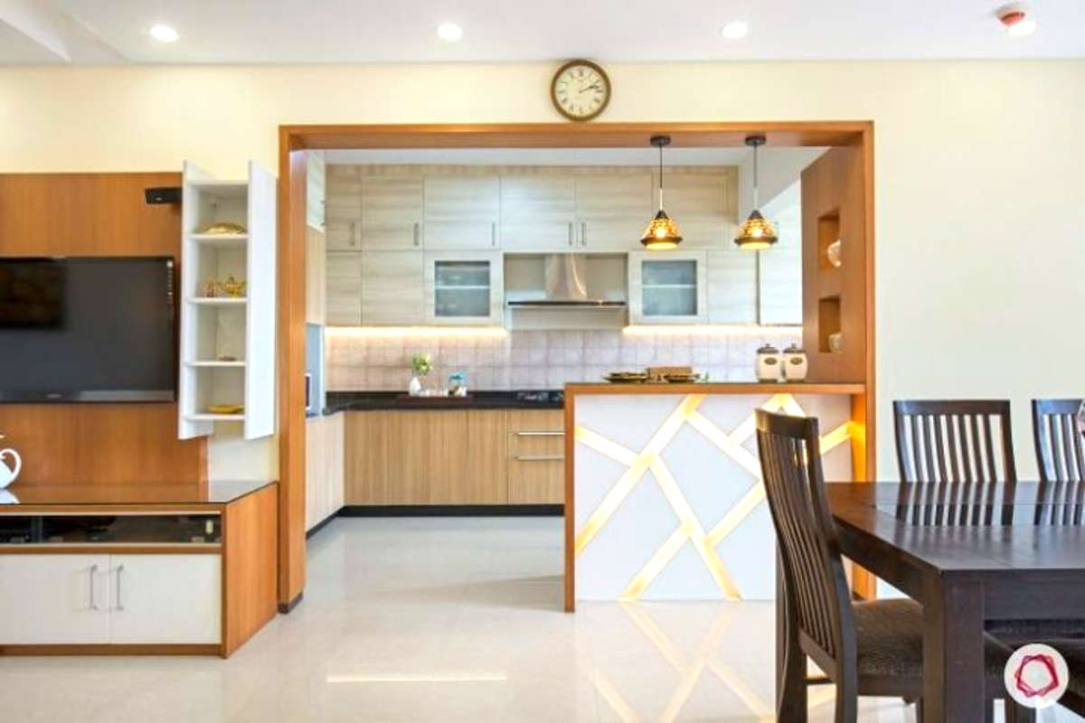 Kitchen, Lighting, Storage Designs by Architect Ar Ajay Jain, Delhi | Kolo