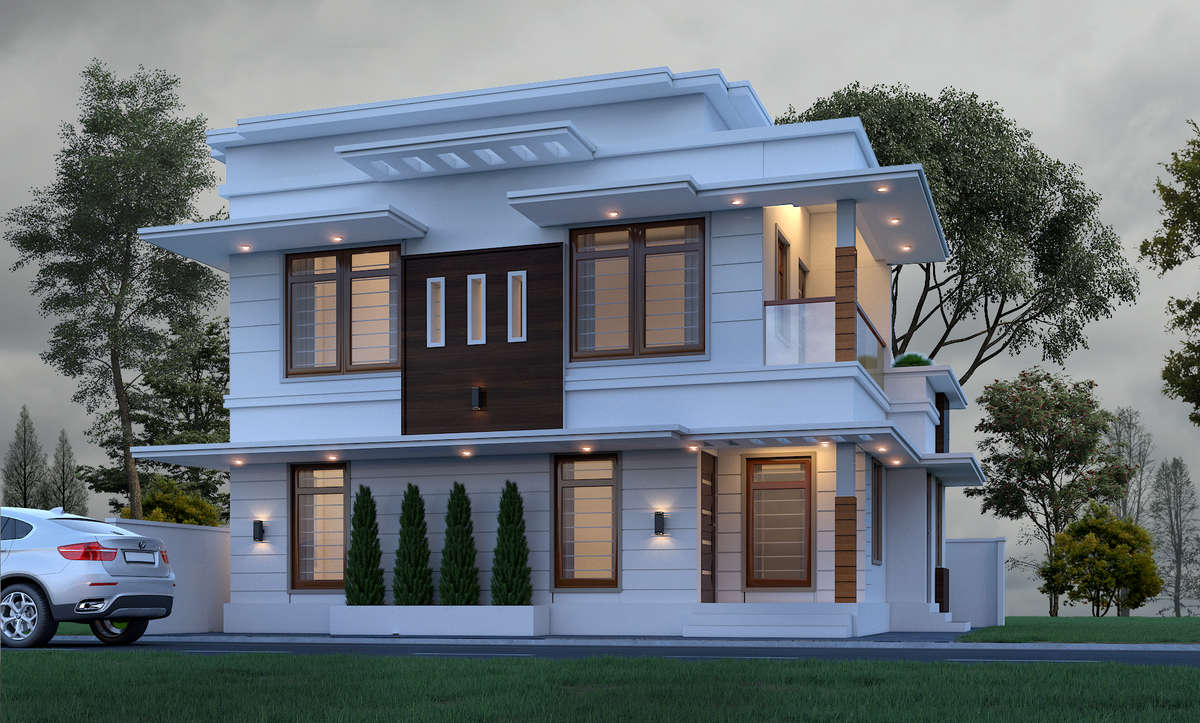 Lighting, Exterior Designs by Architect jagathala prathapan, Thiruvananthapuram | Kolo