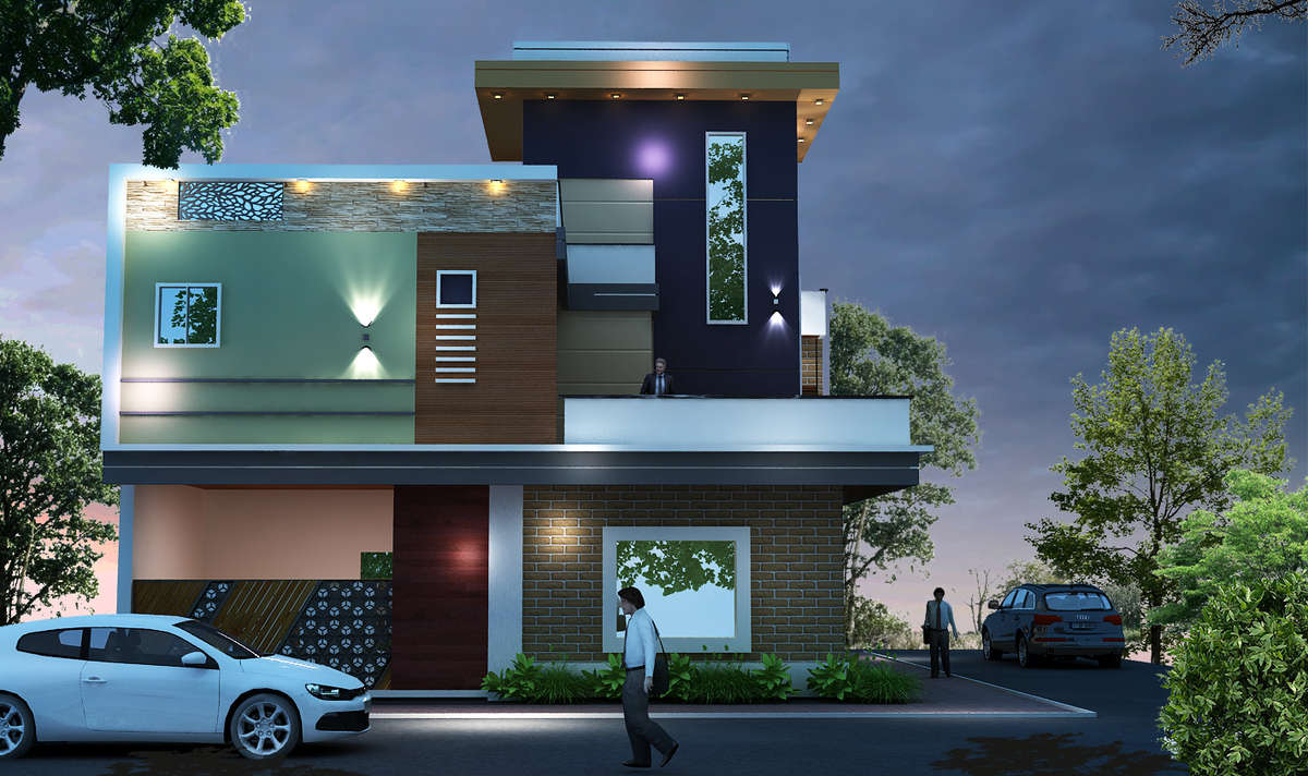 Exterior, Lighting Designs by Contractor imran sheikh, Indore | Kolo