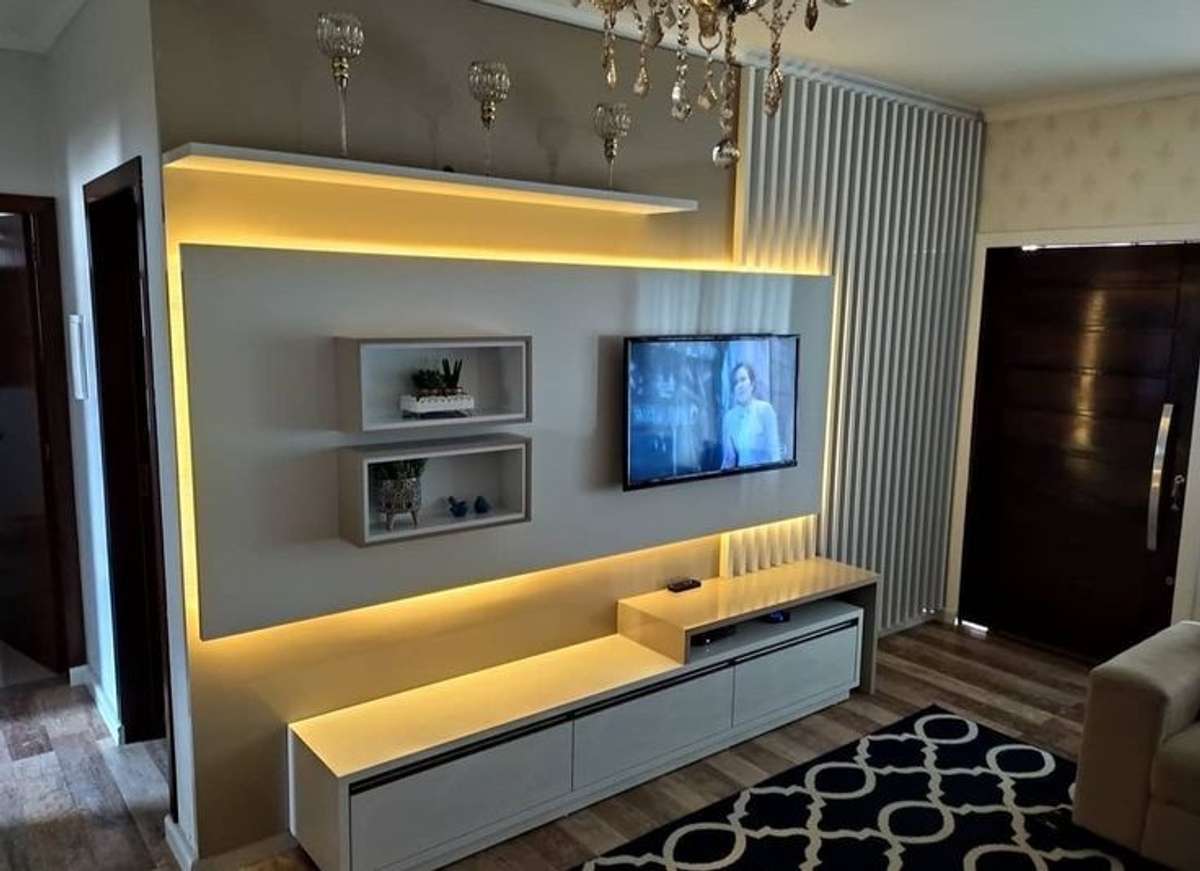 Living, Lighting, Storage Designs by Contractor Culture Interior, Delhi | Kolo