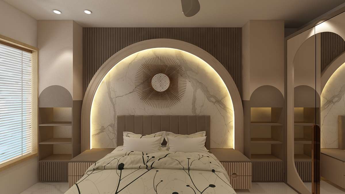 Lighting, Furniture, Storage, Bedroom Designs by Interior Designer ID Akansha Bajaj, Indore | Kolo