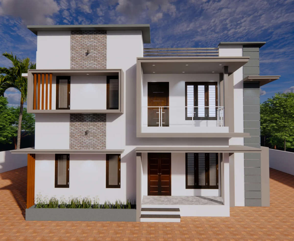 Exterior, Lighting Designs by Civil Engineer Siva , Thiruvananthapuram | Kolo