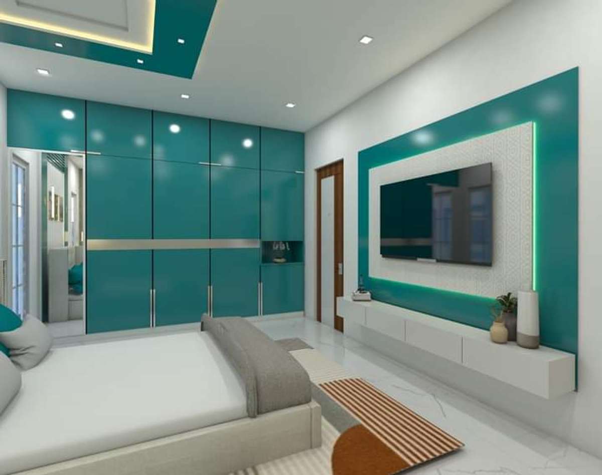 Ceiling, Furniture, Storage, Bedroom, Wall Designs by Carpenter Ali Malik, Delhi | Kolo