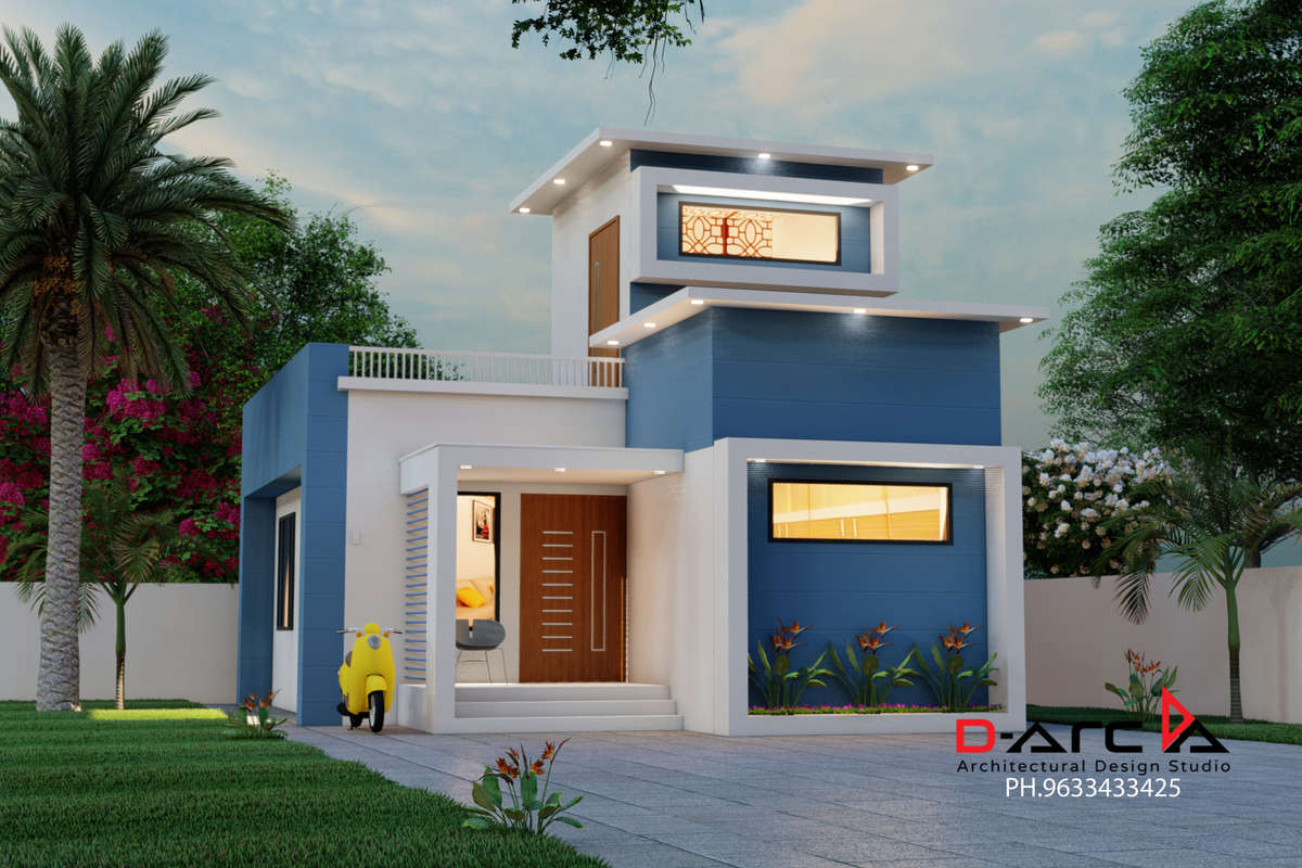 Exterior, Lighting Designs by 3D & CAD mansoor navas, Malappuram ...