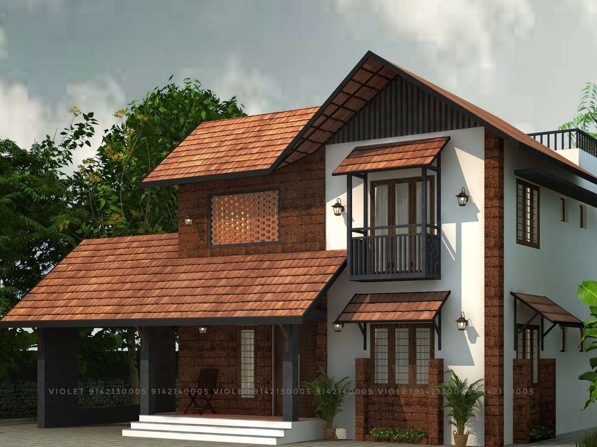 Designs by Civil Engineer Vishnu P Vijay, Thrissur | Kolo