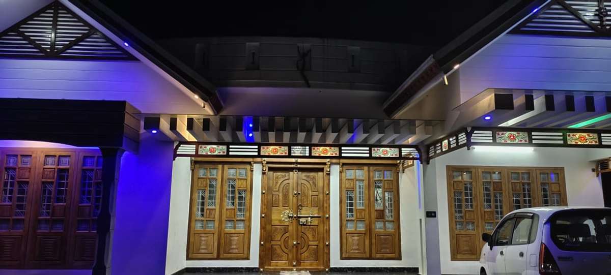 Exterior, Lighting Designs by Contractor Rajendran Plappallil, Kottayam | Kolo