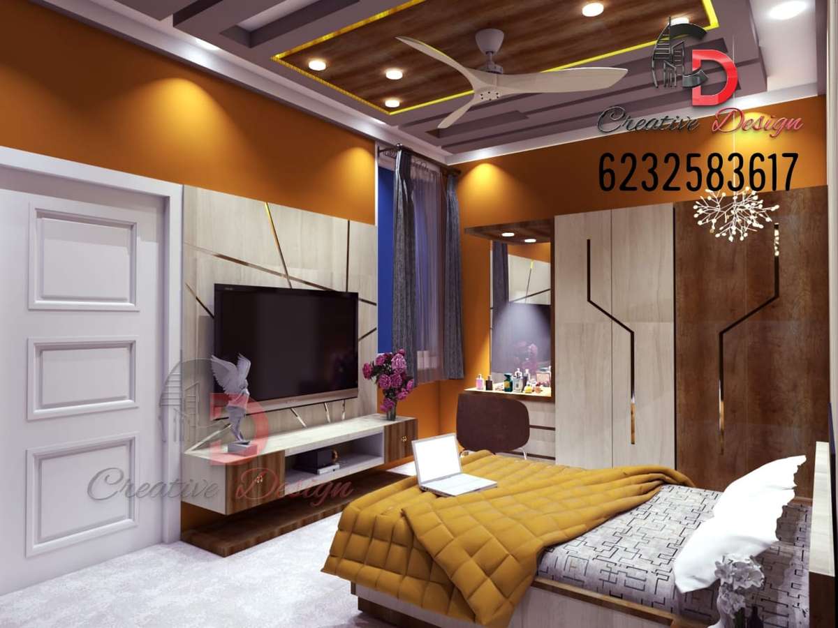Ceiling, Furniture, Lighting, Storage, Bedroom Designs by Architect Ar Jaishree sharma, Indore | Kolo