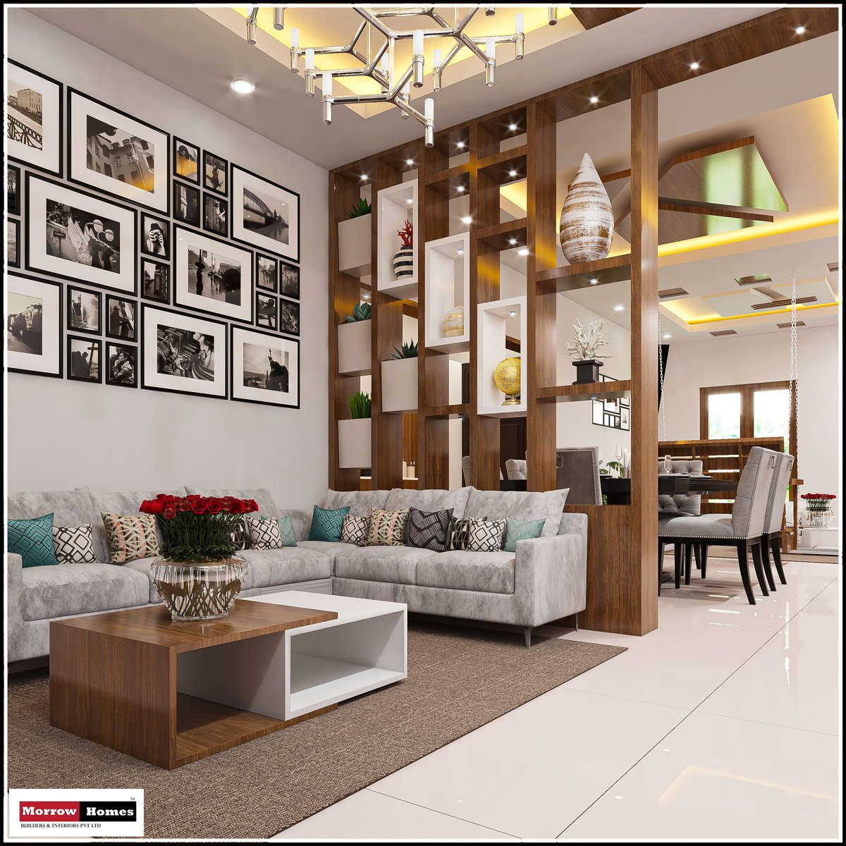 Furniture, Lighting, Living, Storage, Table Designs by Architect morrow home designs, Thiruvananthapuram | Kolo