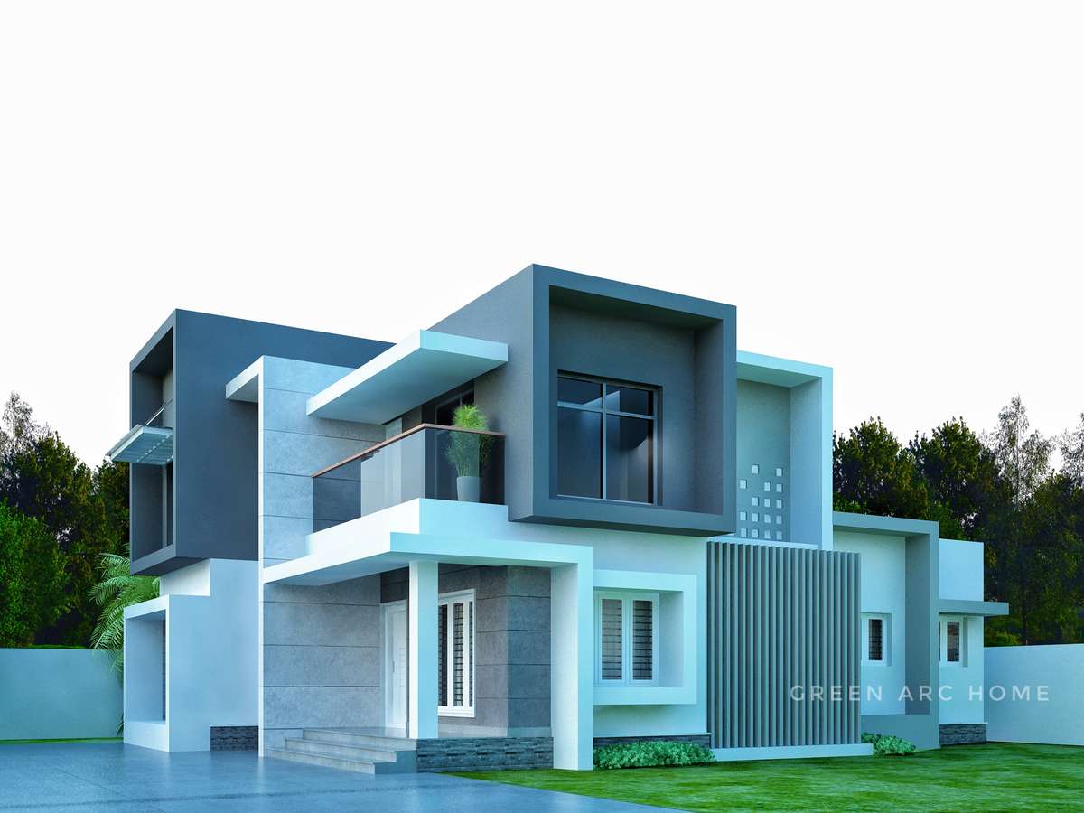 Designs by 3D & CAD Green Arc Homes, Thrissur | Kolo