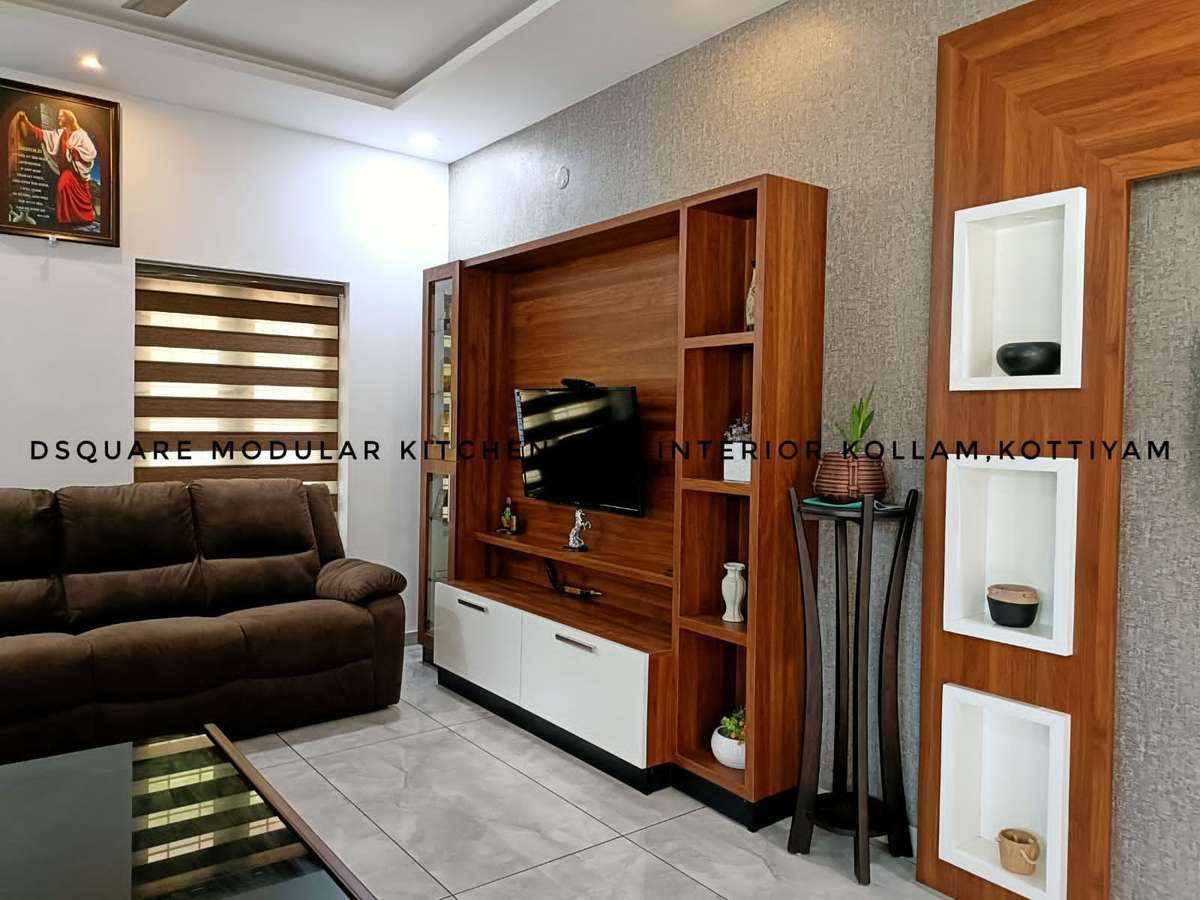 Living, Storage Designs by Interior Designer D square interior modular kitchen, Kollam | Kolo
