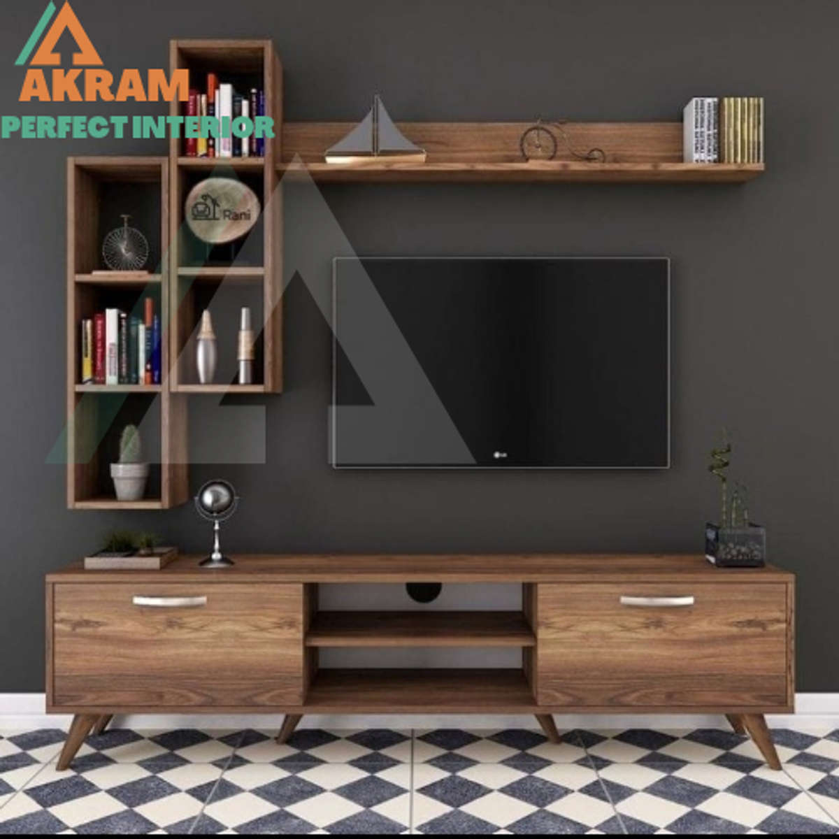 Living, Storage Designs by Carpenter akram perfectinterior, Ghaziabad | Kolo