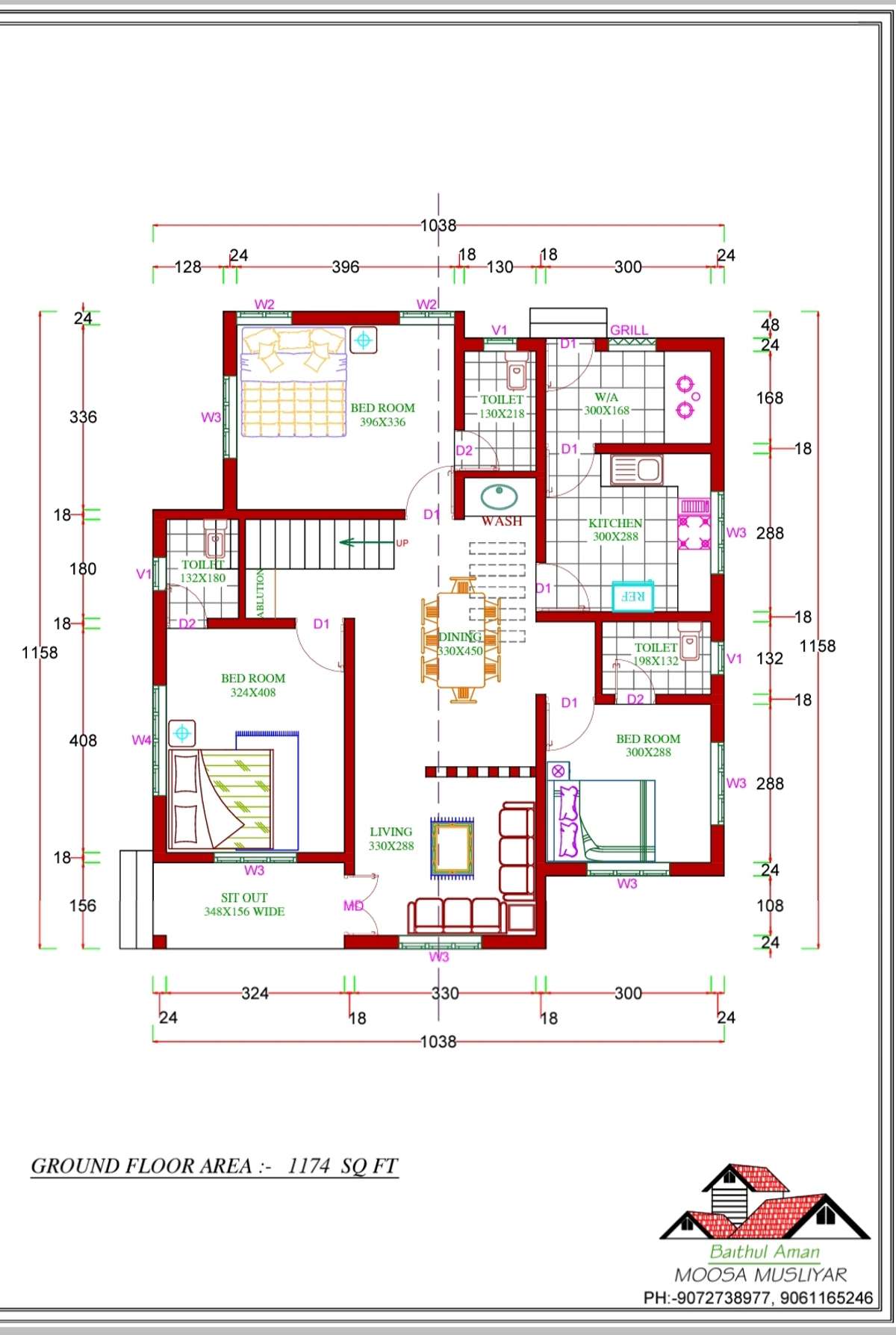 Designs by Architect Moosa R I, Thrissur | Kolo