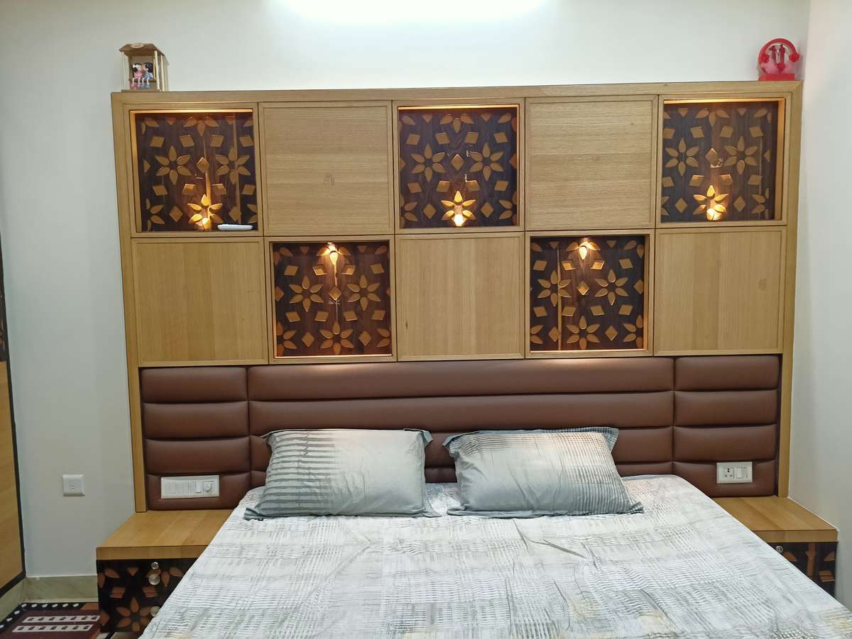 Bedroom, Furniture, Lighting Designs by Civil Engineer Samyak construction, Jaipur | Kolo