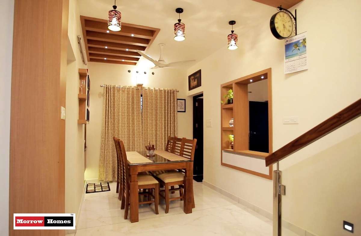 Dining, Furniture, Lighting, Storage, Table Designs by Architect morrow home designs, Thiruvananthapuram | Kolo