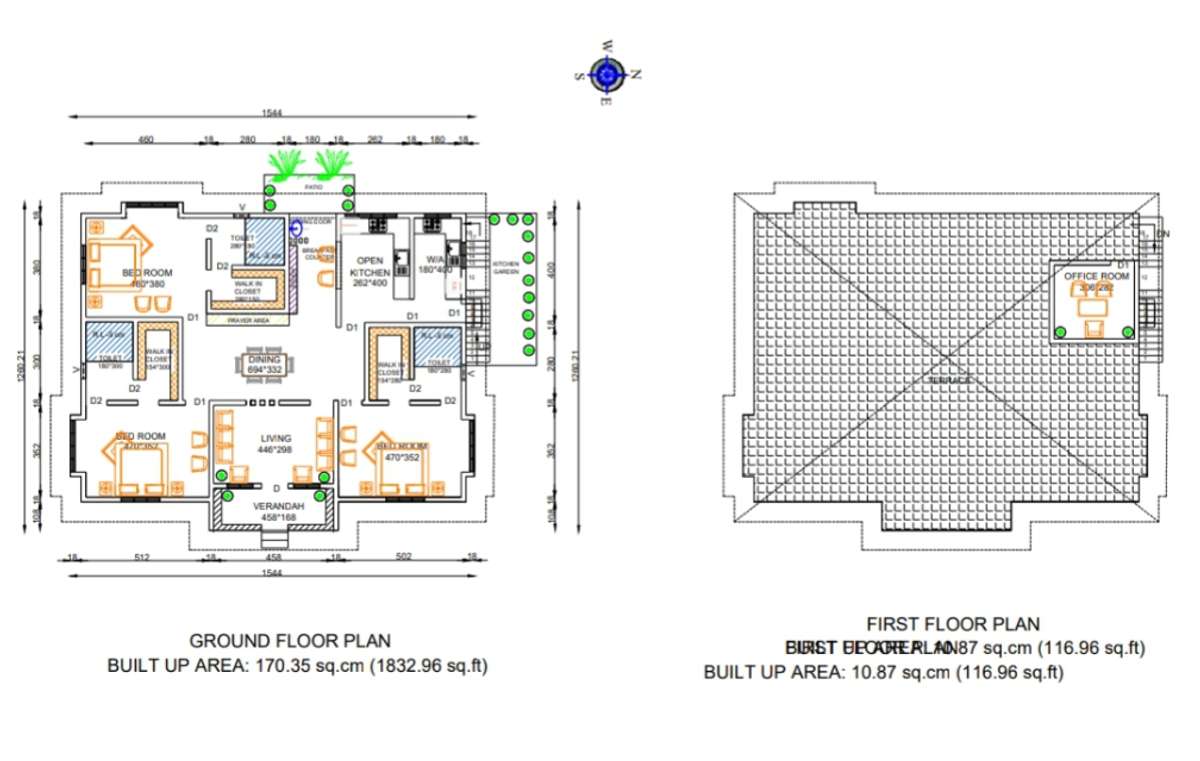 Designs by Civil Engineer Er Gayathri A S, Thiruvananthapuram | Kolo
