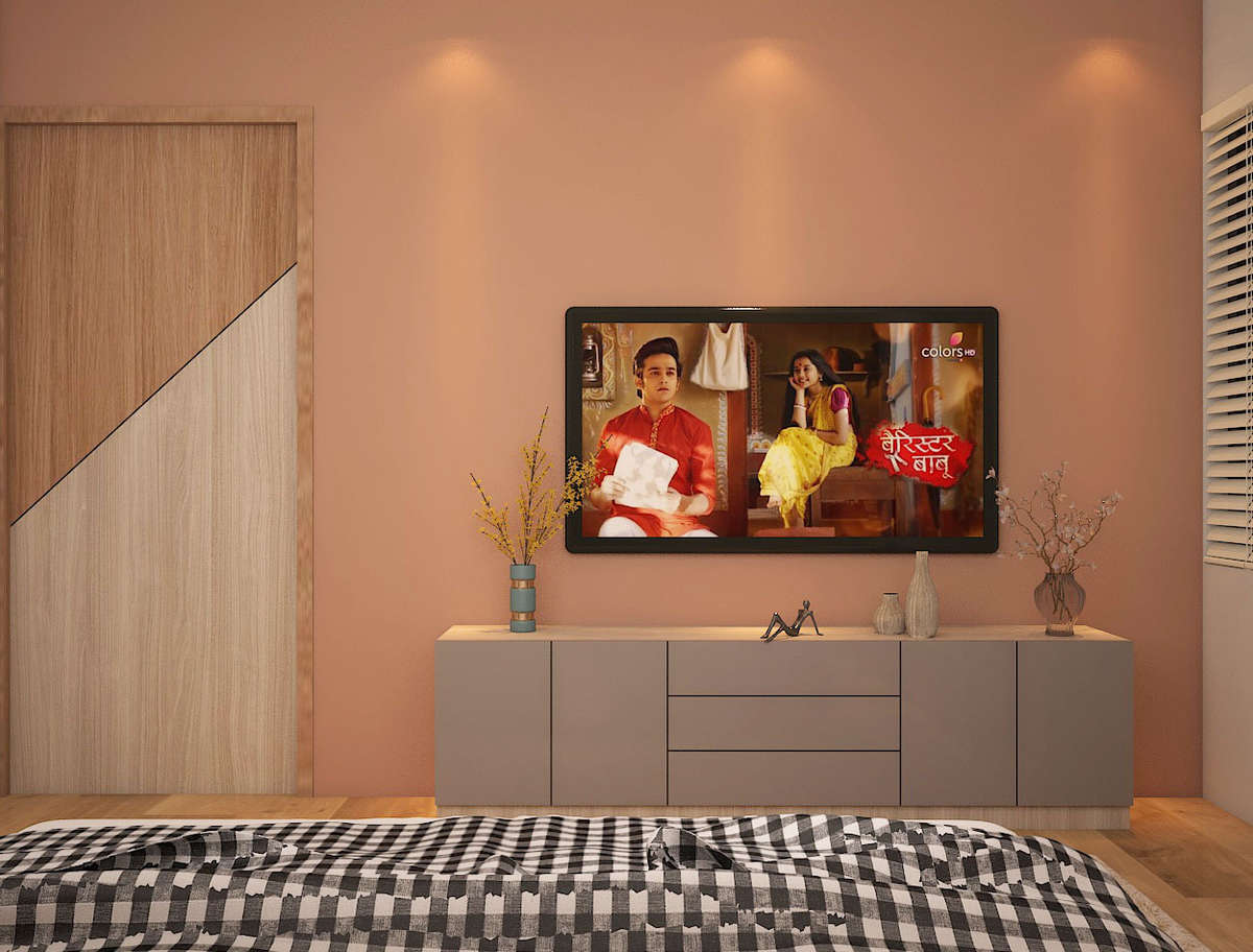 Ceiling, Furniture, Lighting, Storage, Bedroom Designs by Interior Designer paridhi rai, Jaipur | Kolo