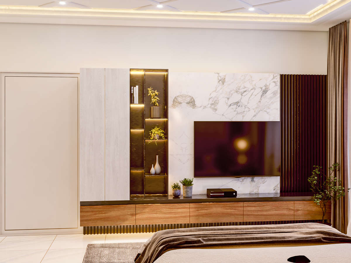 Furniture, Lighting, Bedroom, Storage Designs by Interior Designer Moin Khan, Jaipur | Kolo