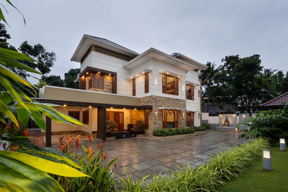 Exterior, Lighting Designs by Service Provider Kerala Designs