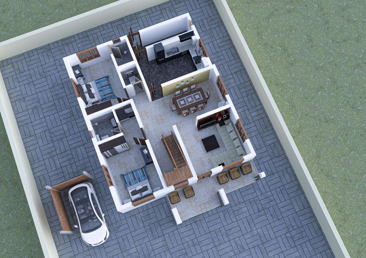 Designs by 3D & CAD Sanal Joshy, Thrissur | Kolo