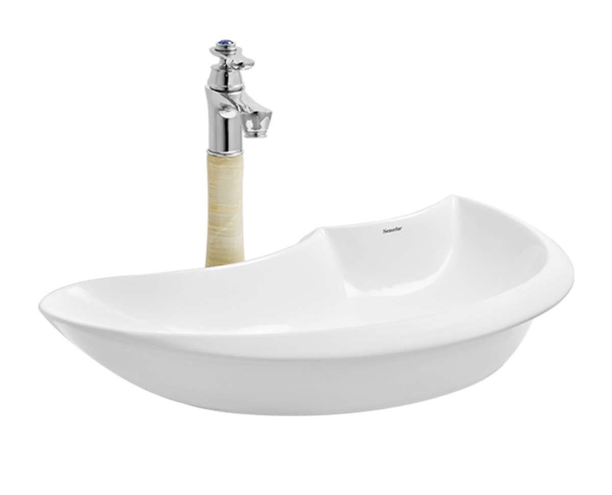 Cera Sean Table Top White Wash Basins A2020115