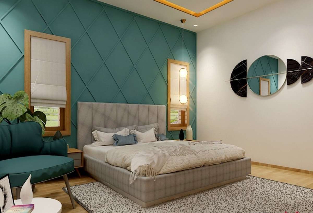 Furniture, Bedroom, Lighting, Storage Designs by Interior Designer Abhishek Nambiar, Kannur | Kolo