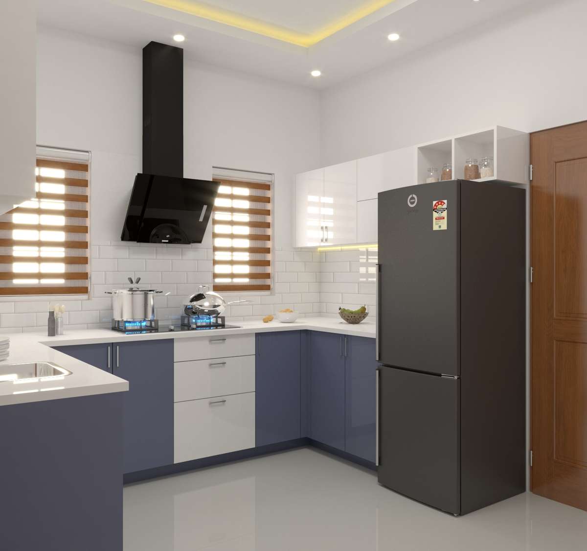 Kitchen, Storage Designs by Interior Designer SARATH S, Kottayam | Kolo