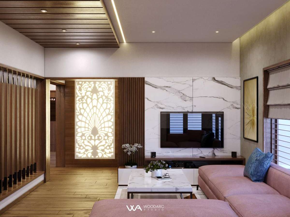 Furniture, Living, Table, Ceiling, Lighting Designs by Interior Designer woodarc design studio, Malappuram | Kolo