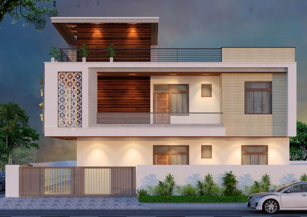 Exterior, Lighting Designs by Civil Engineer Noshad Khan, Sikar | Kolo