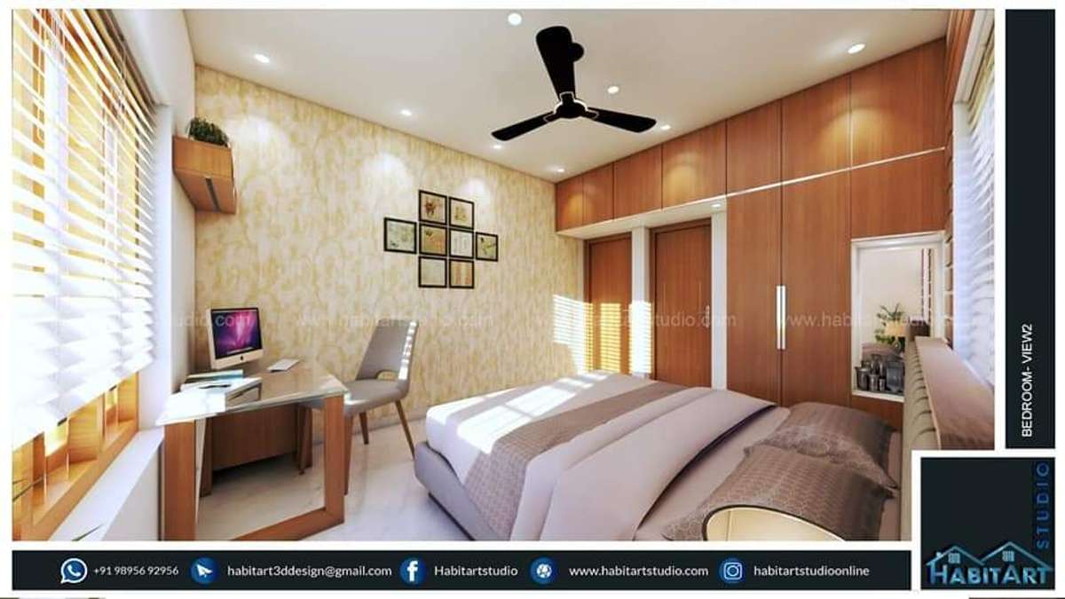 Furniture, Bedroom Designs by Interior Designer ℍ𝔸𝔹𝕀𝕋 𝔸ℝ𝕋 𝕊𝕋𝕌𝔻𝕀𝕆, Ernakulam Kolo