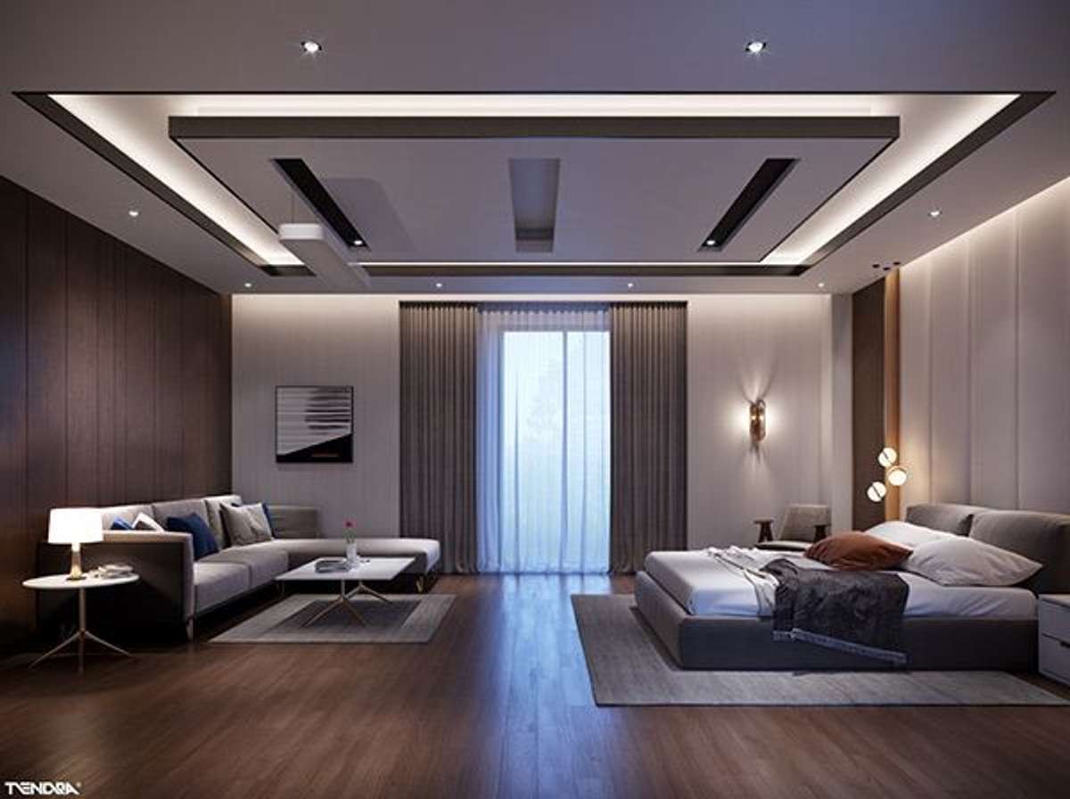 Furniture, Lighting, Ceiling, Bedroom Designs by Architect Er Manoj Bhati, Jaipur | Kolo