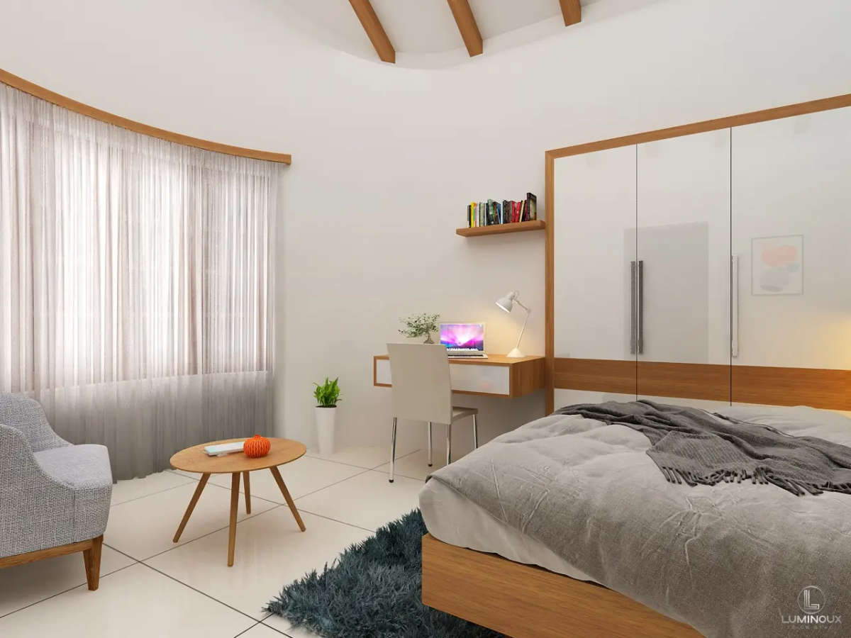 Door, Furniture, Storage, Bedroom, Wall Designs by Interior Designer Luminoux Design Studio, Ernakulam | Kolo